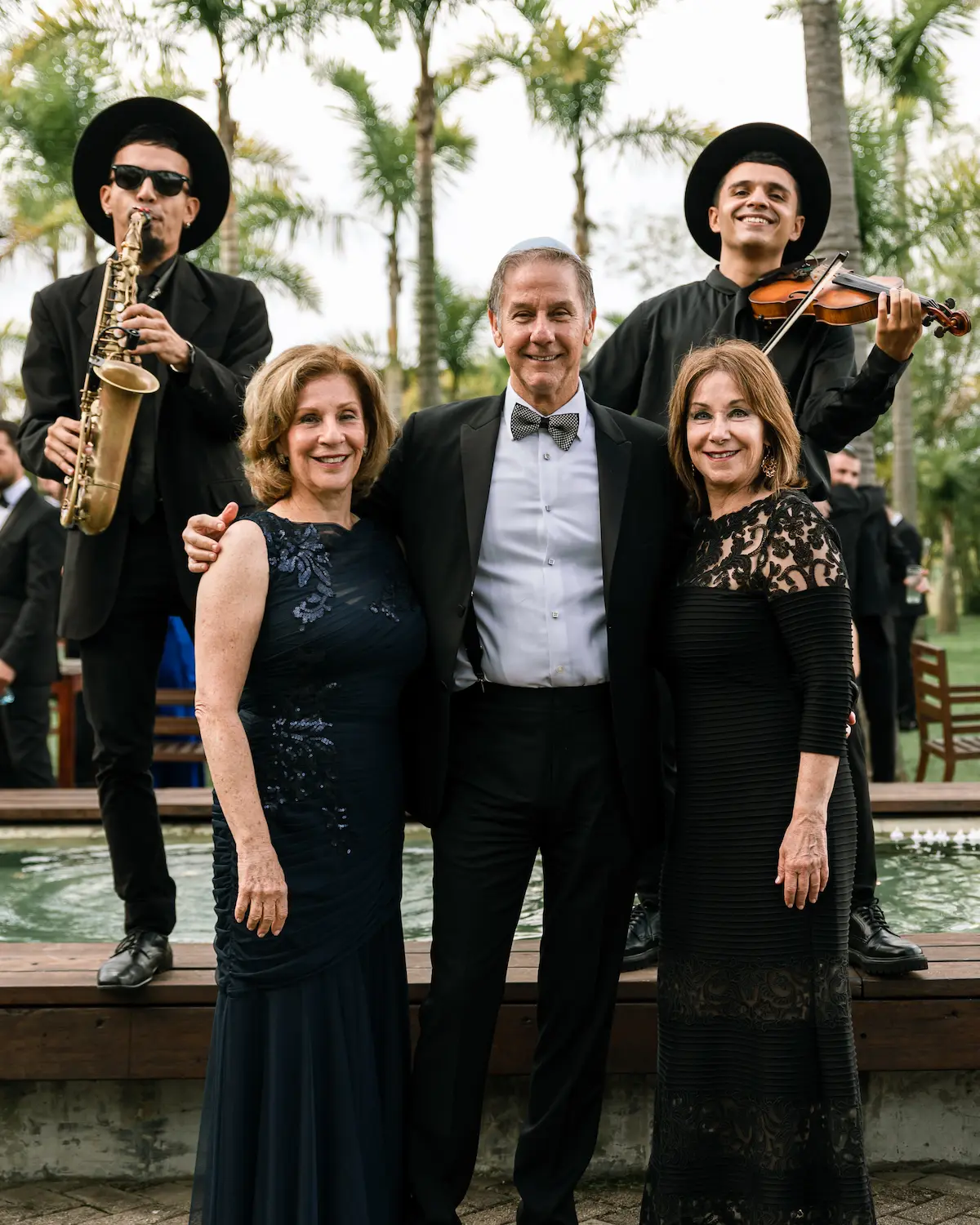 música instrumental en el coctel de bienvenida